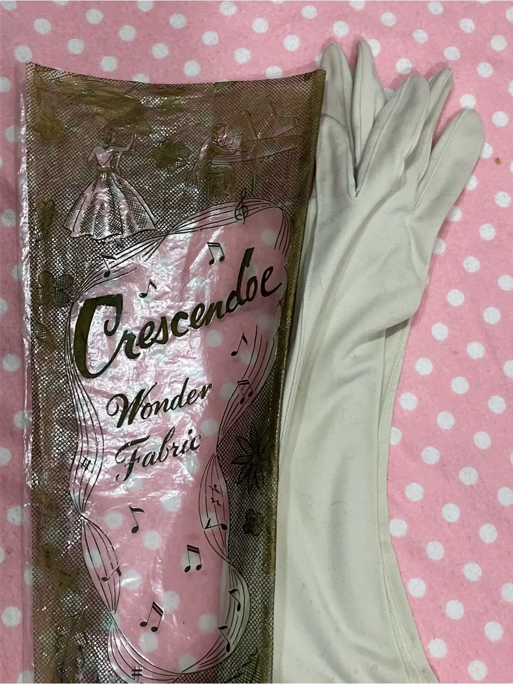 Vintage Opera Length Gloves (Crescendo) 7
